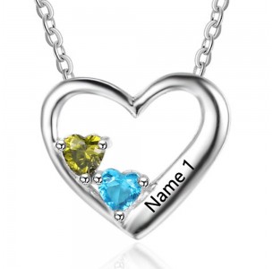 Personalized Birthstone Necklace JEWJONE101877